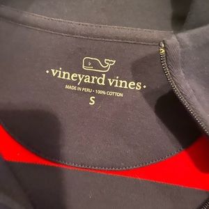 Long sleeve blue & red